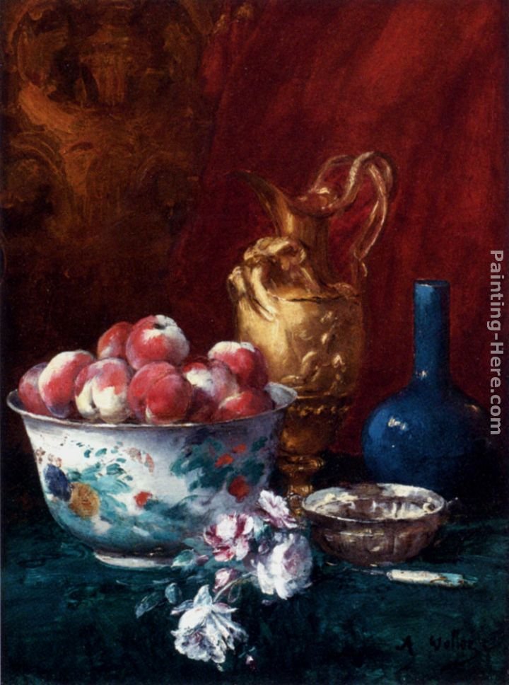 Antoine Vollon Still Life With Peaches